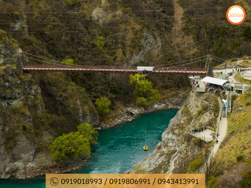 Cầu treo Kawarau - Nơi thử thách giới hạn - Du lịch 360Go
